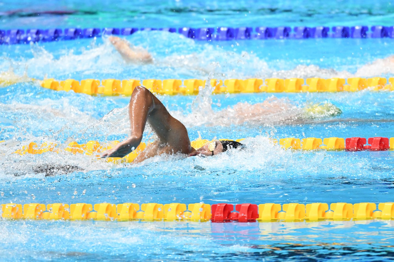 الحفناوي: قيمة مضاعفة لفضية مونديال أبوظبي للسباحة