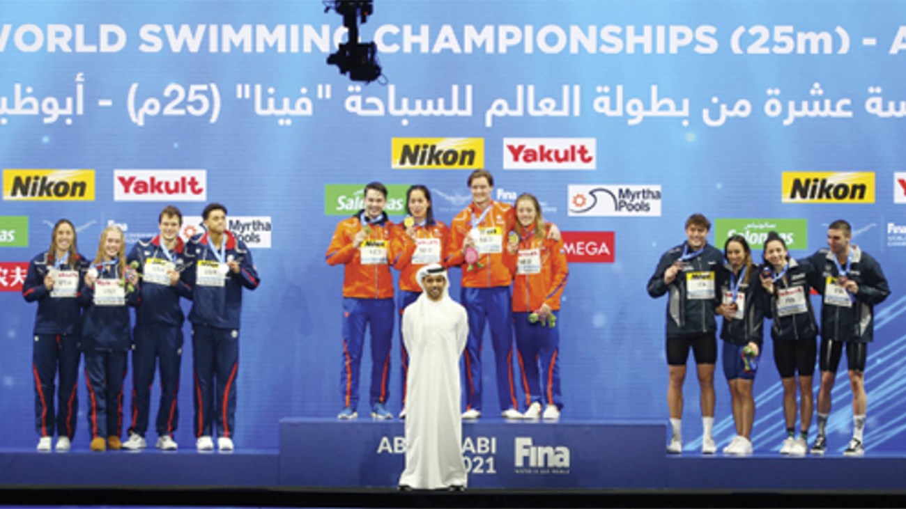 كوشينكوف يسطع بـ «ثنائية ذهبية» وإنجاز جديد لـ «الفراشة الهولندية»